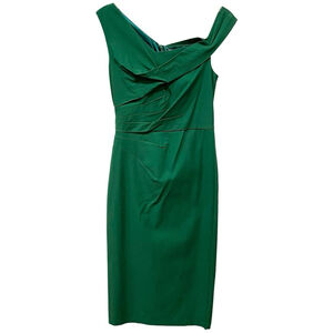 Belle Pogue Womens Size Small Sleeveless Sheath Retro Dress Body Con Stretch